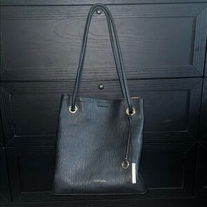 Calvin Klein Black Leather Tote